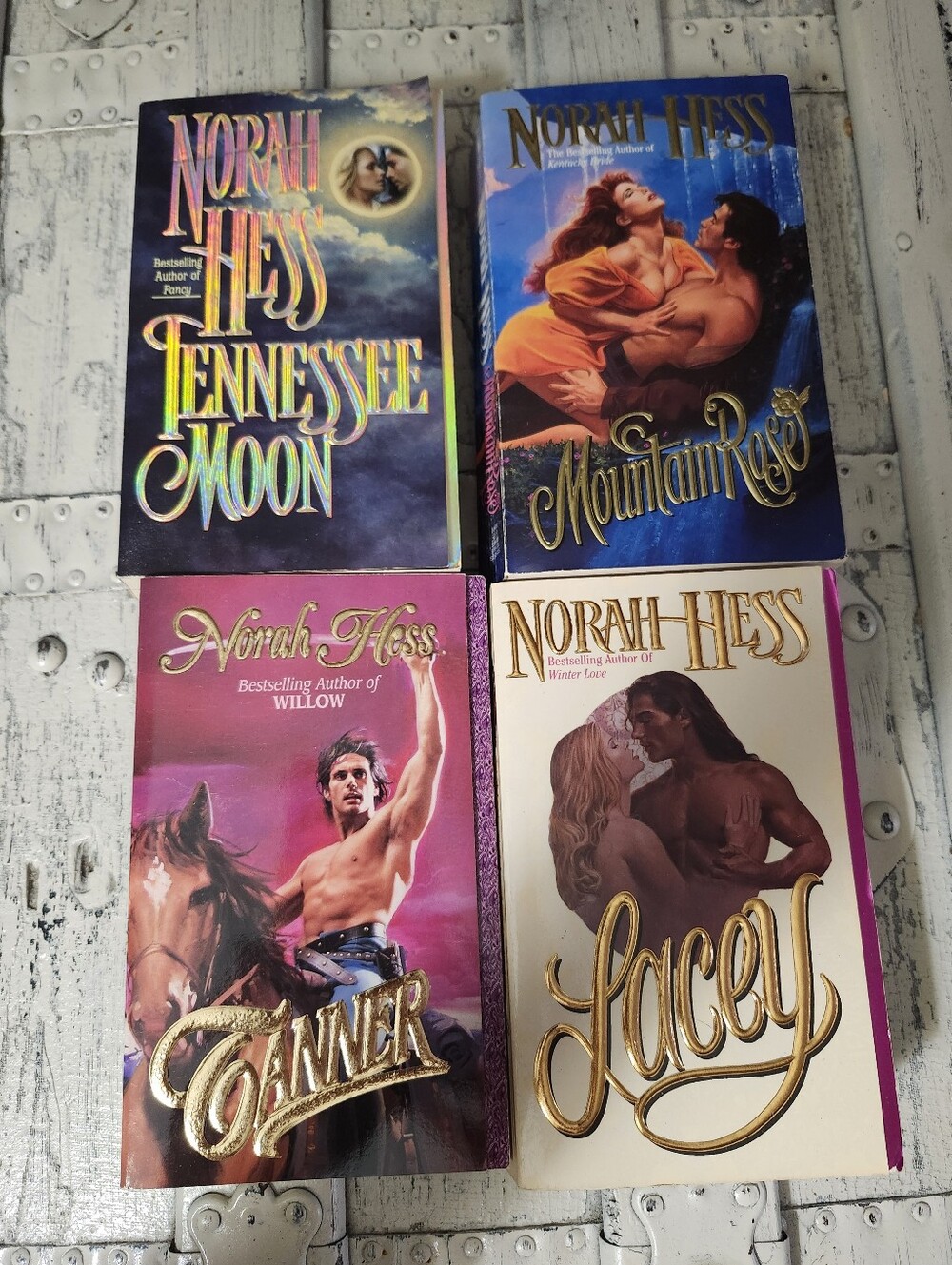Vintage Norah Hess Romance Paperback Set(4)